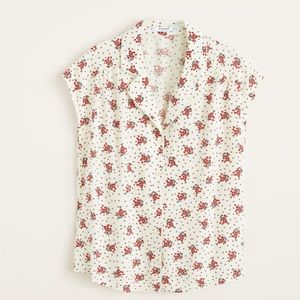 Mango Camp Collar Floral Shirt